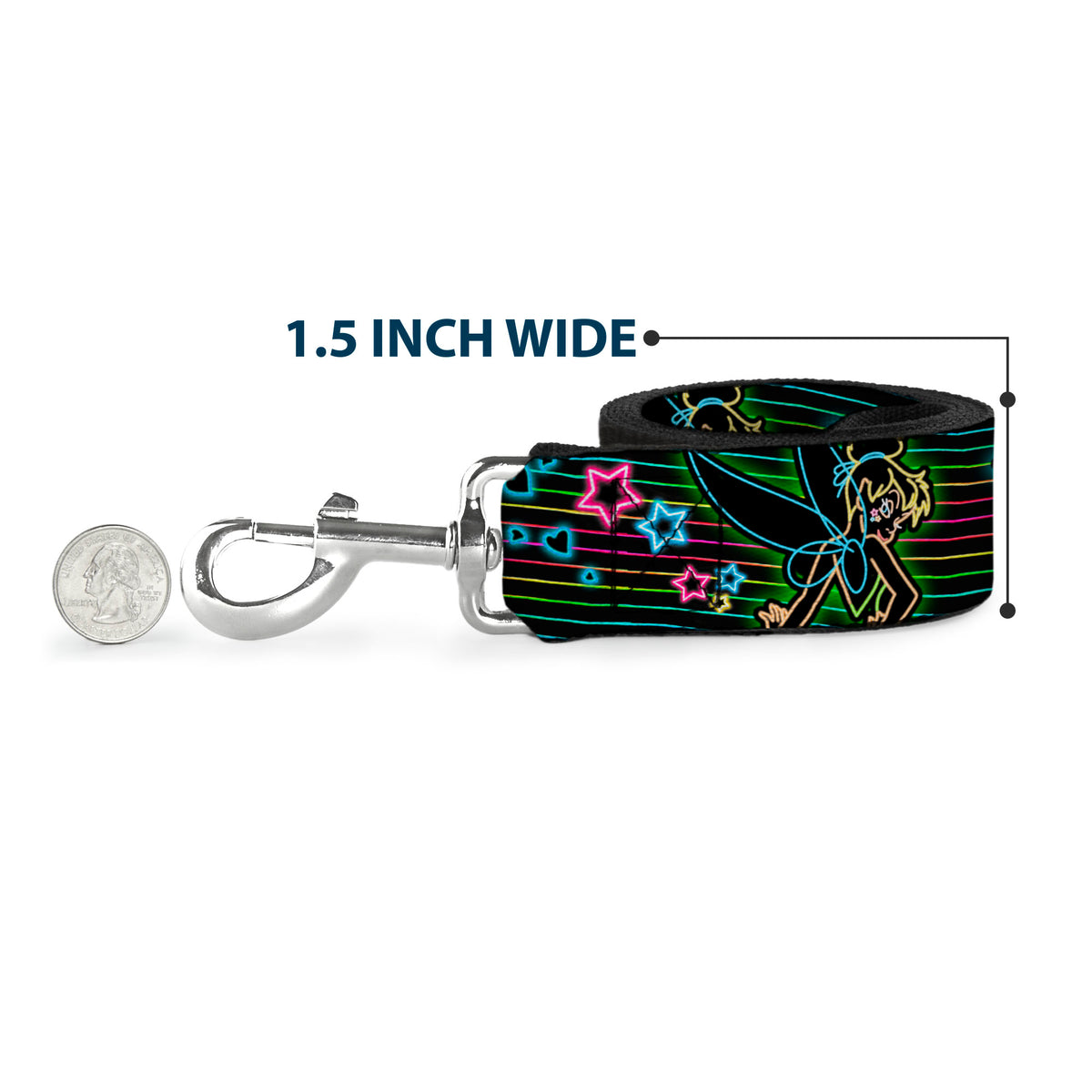 Dog Leash - WINNIE THE POOH and Friends Poses and Title Logos Light Yellow Dog Leashes Disney