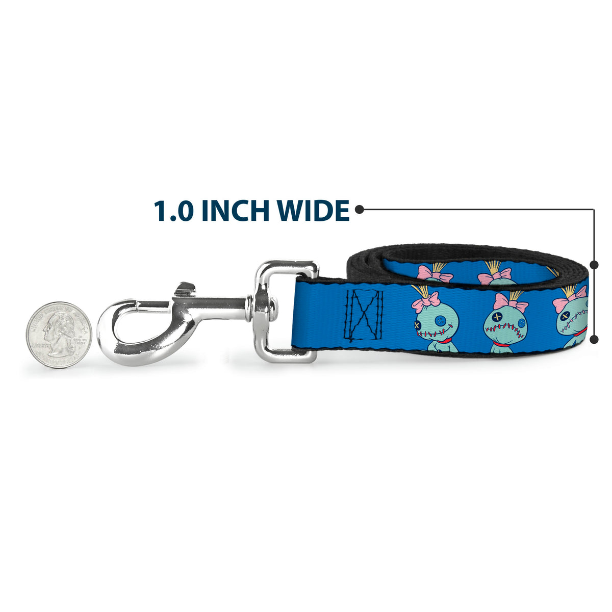 Dog Leash - Lilo and Stitch Scrump Poses Blue Dog Leashes Disney