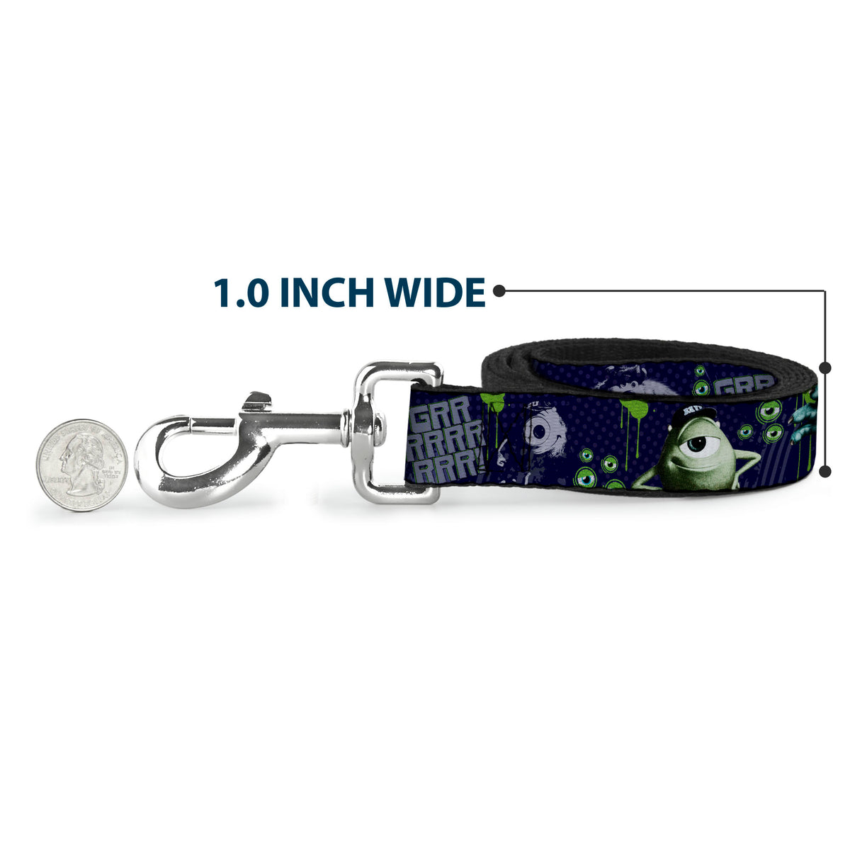 Dog Leash - Monsters University Sully & Mike Poses/GRRRRR! Dog Leashes Disney