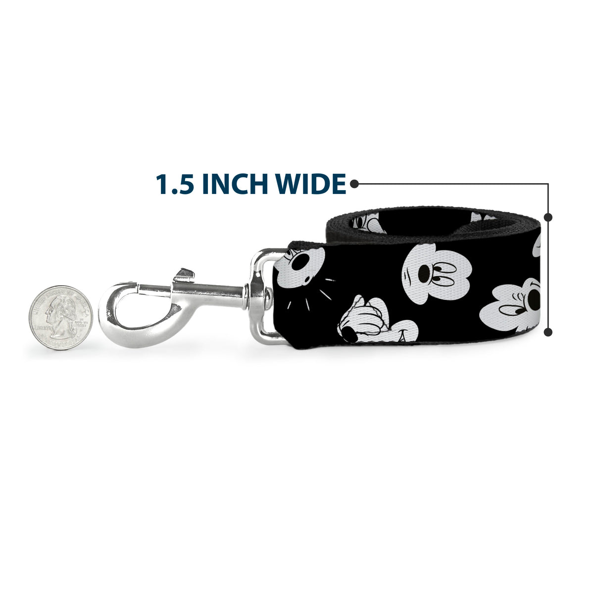 Dog Leash - Monsters University Sulley & Mike Poses/Checkers Blue Dog Leashes Disney