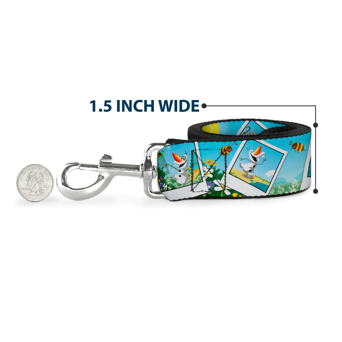 Dog Leash - Stitch Snacking Poses Black/Blue Dog Leashes Disney