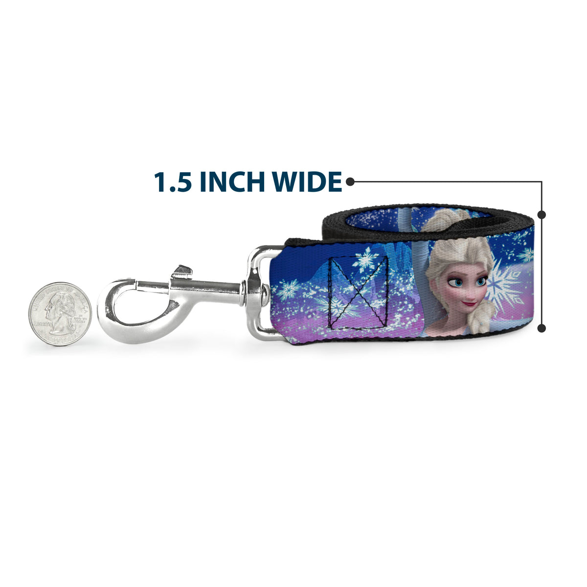 Dog Leash - Mickey Standing Pose Film Strip White/Black Dog Leashes Disney