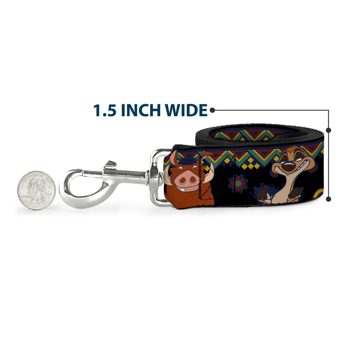 Dog Leash - Elsa the Snow Queen Poses/Snowflakes LET IT GO Blues/White Dog Leashes Disney
