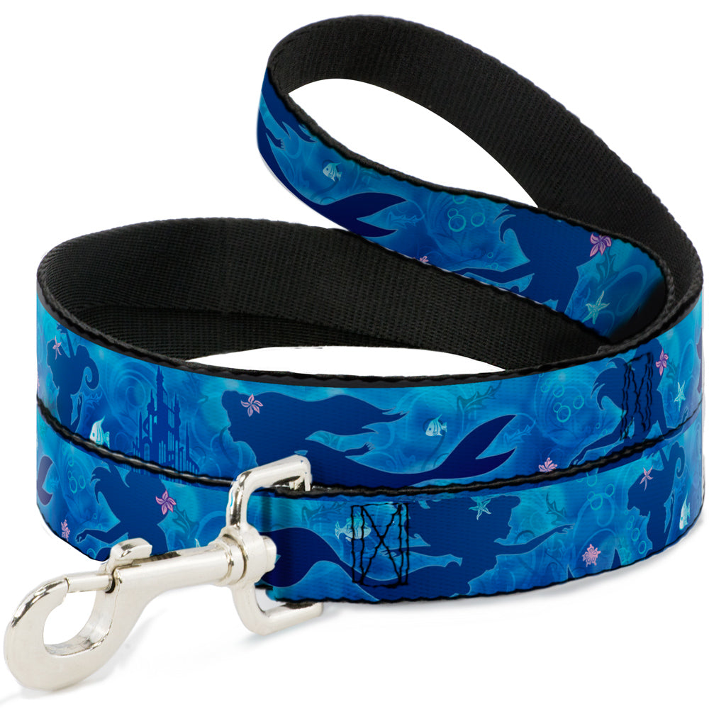 Dog Leash - Ariel Silhouette Poses/Castle Blues Dog Leashes Disney