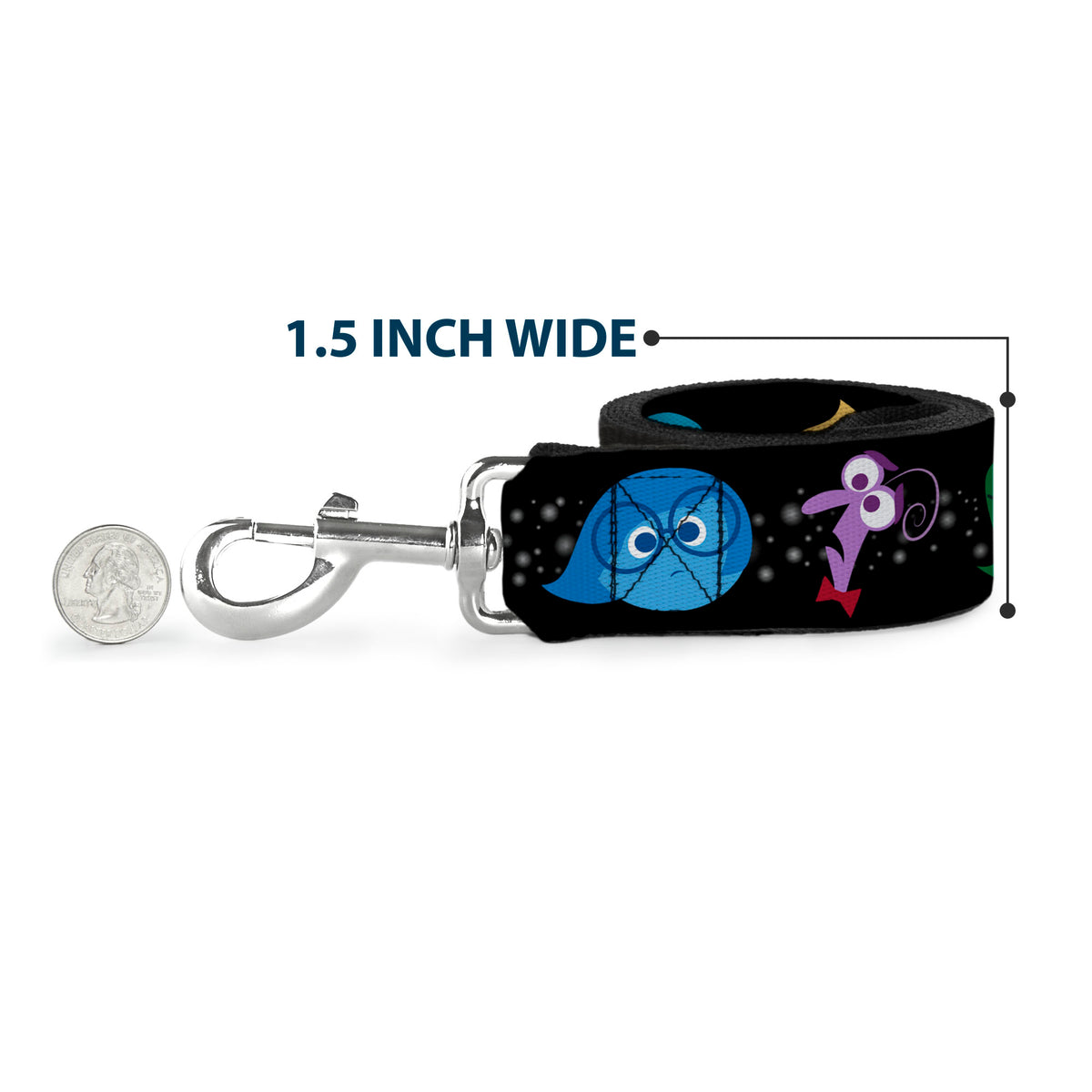 Dog Leash - Ariel Poses/Shells Sketch Blue/White Dog Leashes Disney