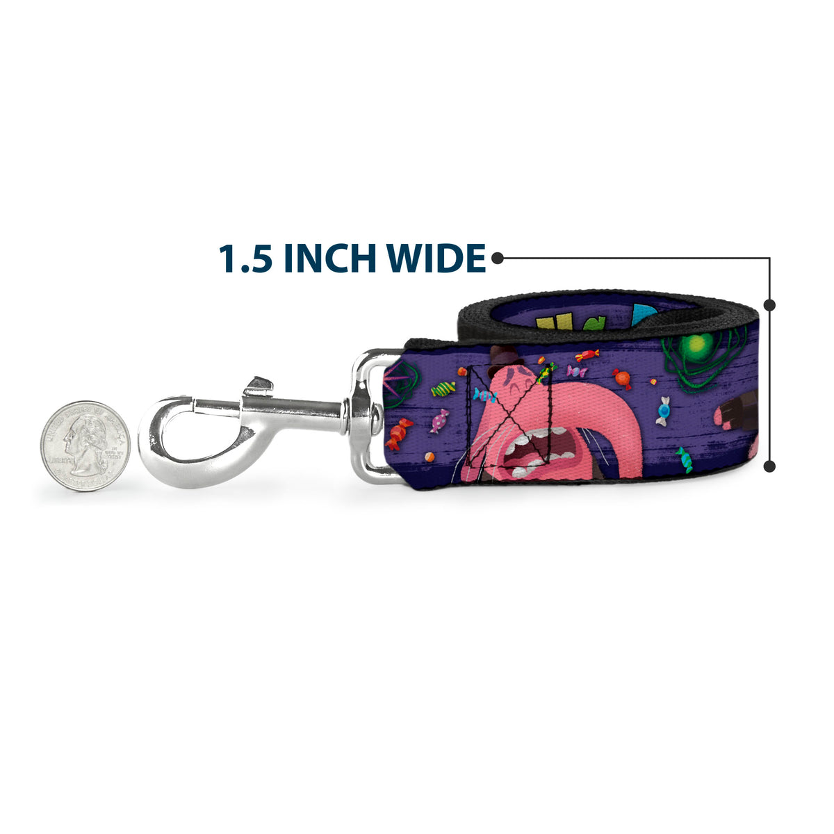 Dog Leash - Frozen Elsa Face/Action Pose/Snowflakes Blues/White Dog Leashes Disney
