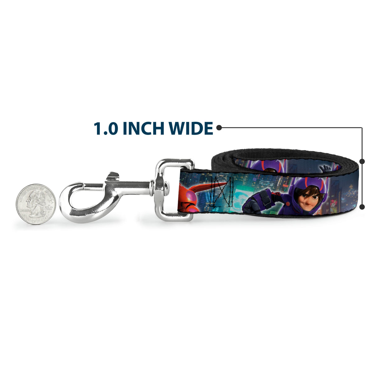 Dog Leash - Hiro & Baymax Action Poses/San Fransokyo Dog Leashes Disney