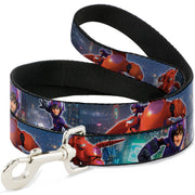 Dog Leash - Hiro & Baymax Action Poses/San Fransokyo Dog Leashes Disney