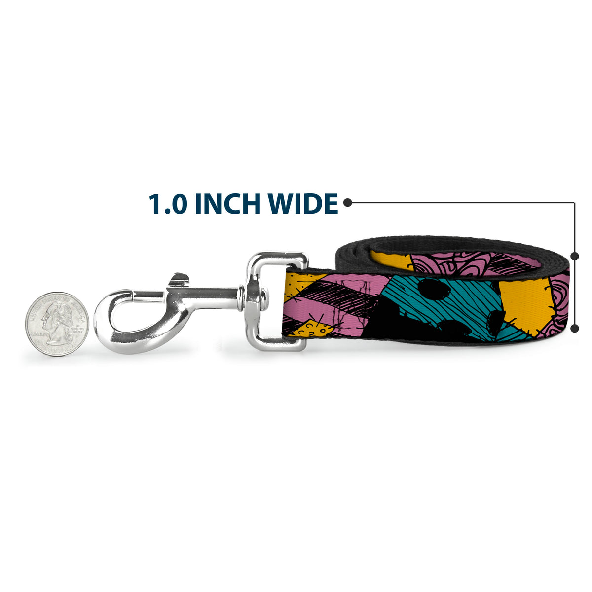 Dog Leash - Nightmare Before Christmas Sally Dress Patchwork Dog Leashes Disney