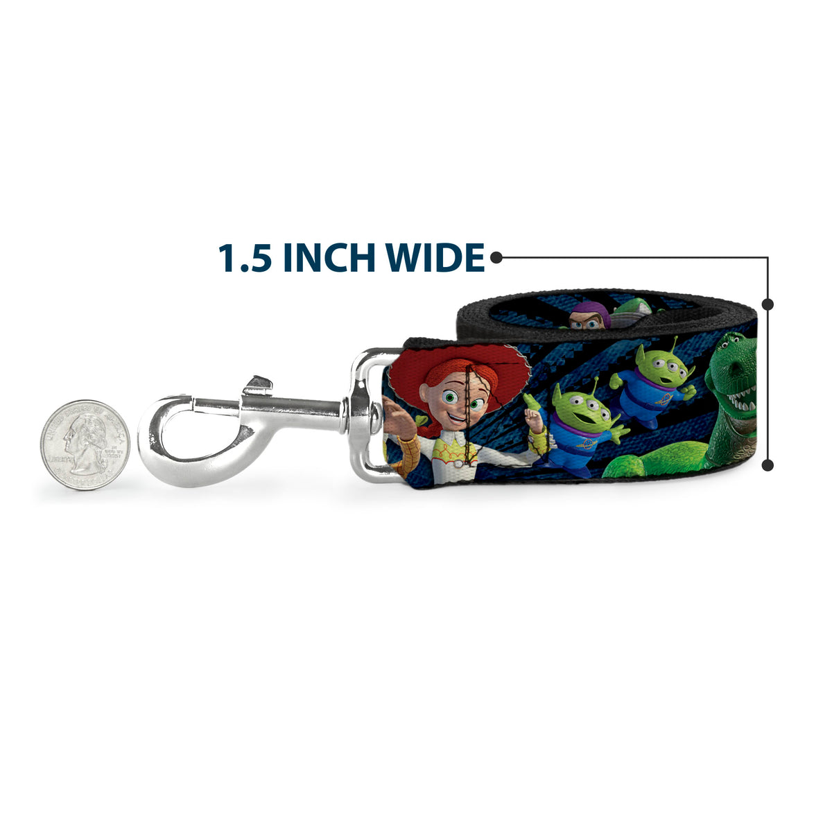 Dog Leash - Minnie Mouse Polka Dot/Mini Silhouette Red/White Dog Leashes Disney