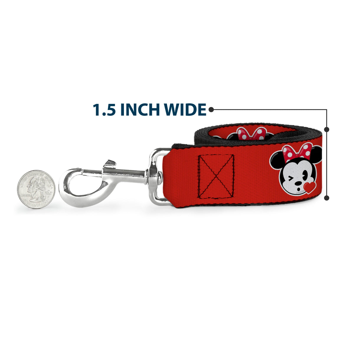 Dog Leash - Alice in Wonderland Poses/Clock/Bottle Diamond/Stripe Black/White/Blues Dog Leashes Disney