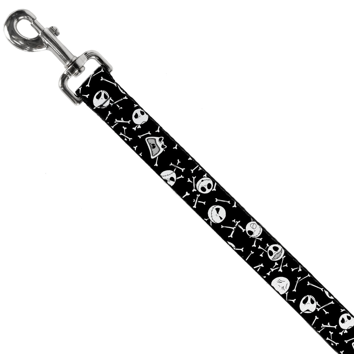 Dog Leash - Jack Expressions/Bones Scattered Black/White Dog Leashes Disney