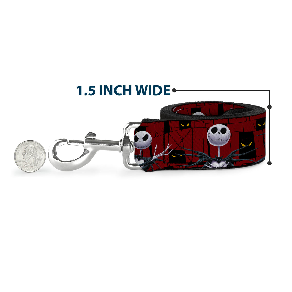 Dog Leash - WALL-E & EVE Pose/Face Hazard Blocks Gray/Yellow/Black Dog Leashes Disney