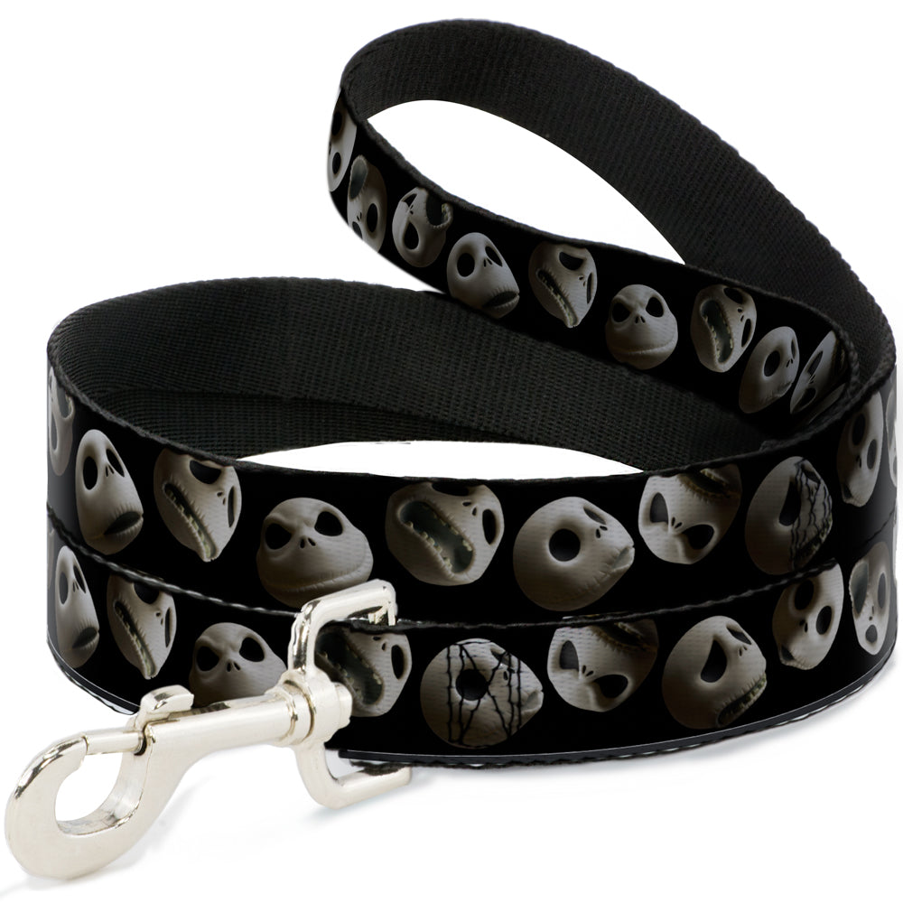 Dog Leash - Jack 10-Expressions Staggered Black Dog Leashes Disney