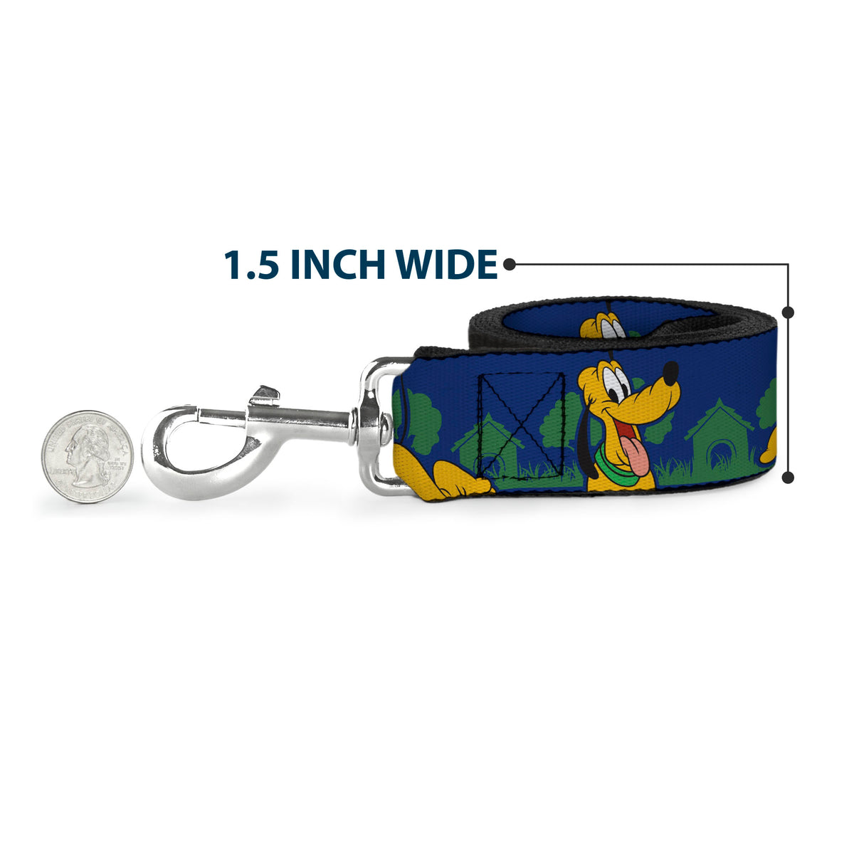 Dog Leash - Nightmare Before Christmas 3-Jack Poses/Peeping Eyes Burgundy/Black/Yellow Dog Leashes Disney