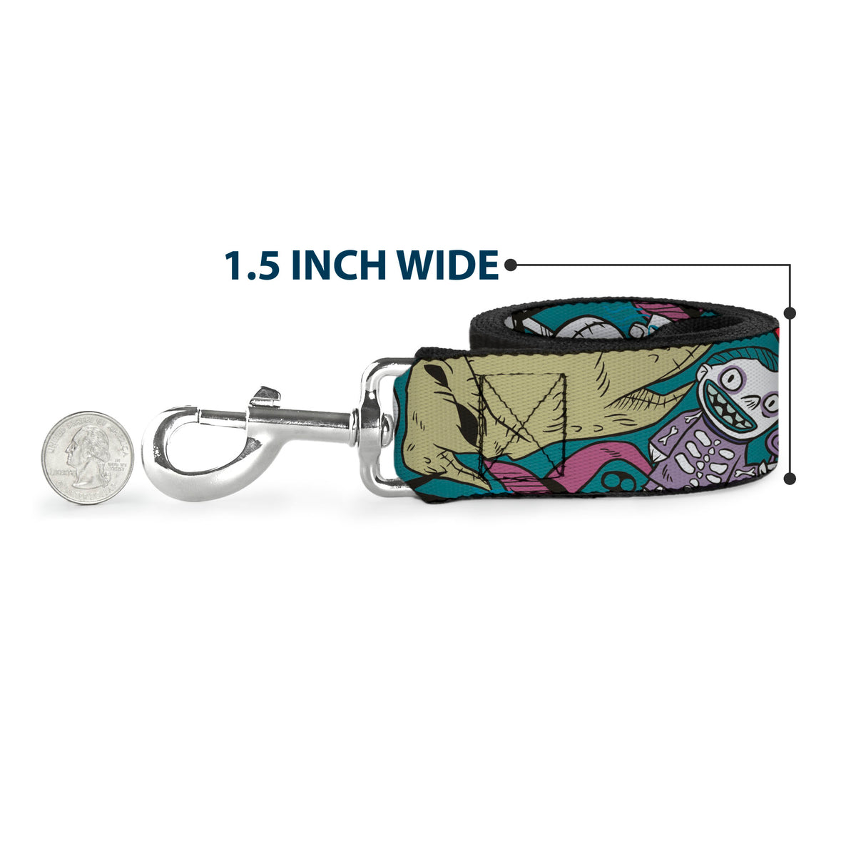 Dog Leash - Lady and Tramp 2-Poses/Spaghetti Kiss Scene Browns Dog Leashes Disney