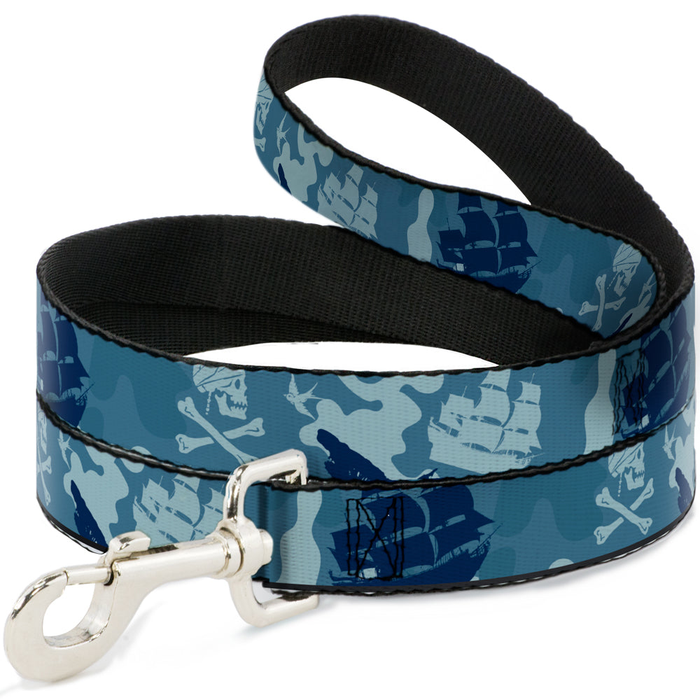 Dog Leash - Jack Sparrow's Flag Icons/Black Pearl/Sharks Blues Dog Leashes Disney