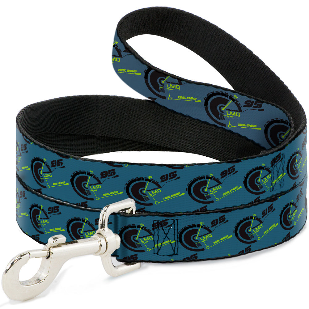Dog Leash - Cars 3 LMQ/95 Tachometer Blue/Black/Green Dog Leashes Disney