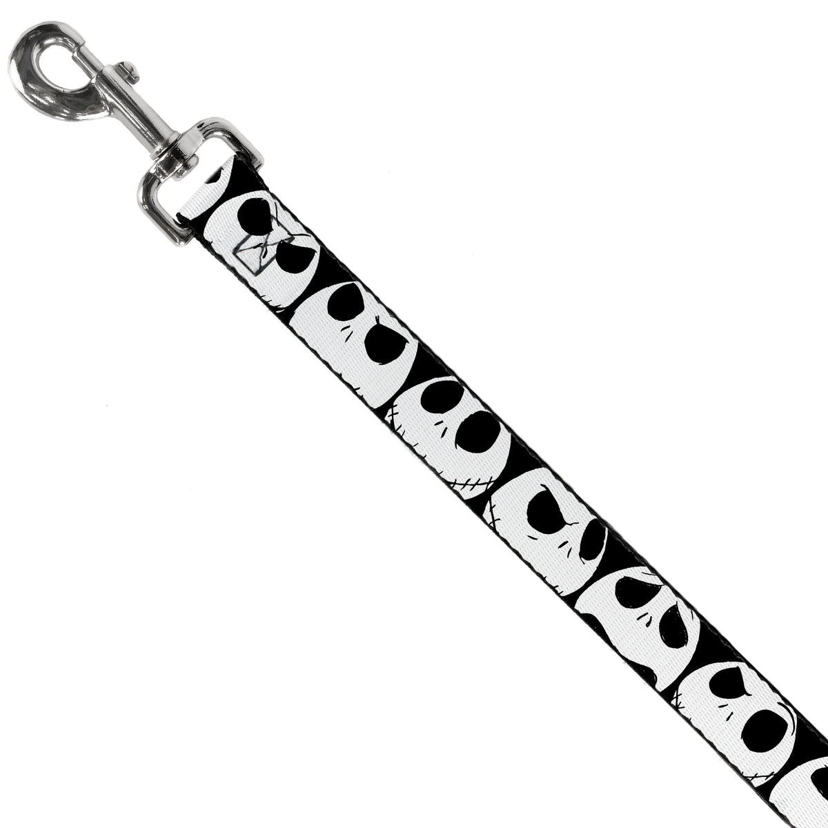 Dog Leash - Nightmare Before Christmas 7-Jack Expressions CLOSE-UP Black/White Dog Leashes Disney