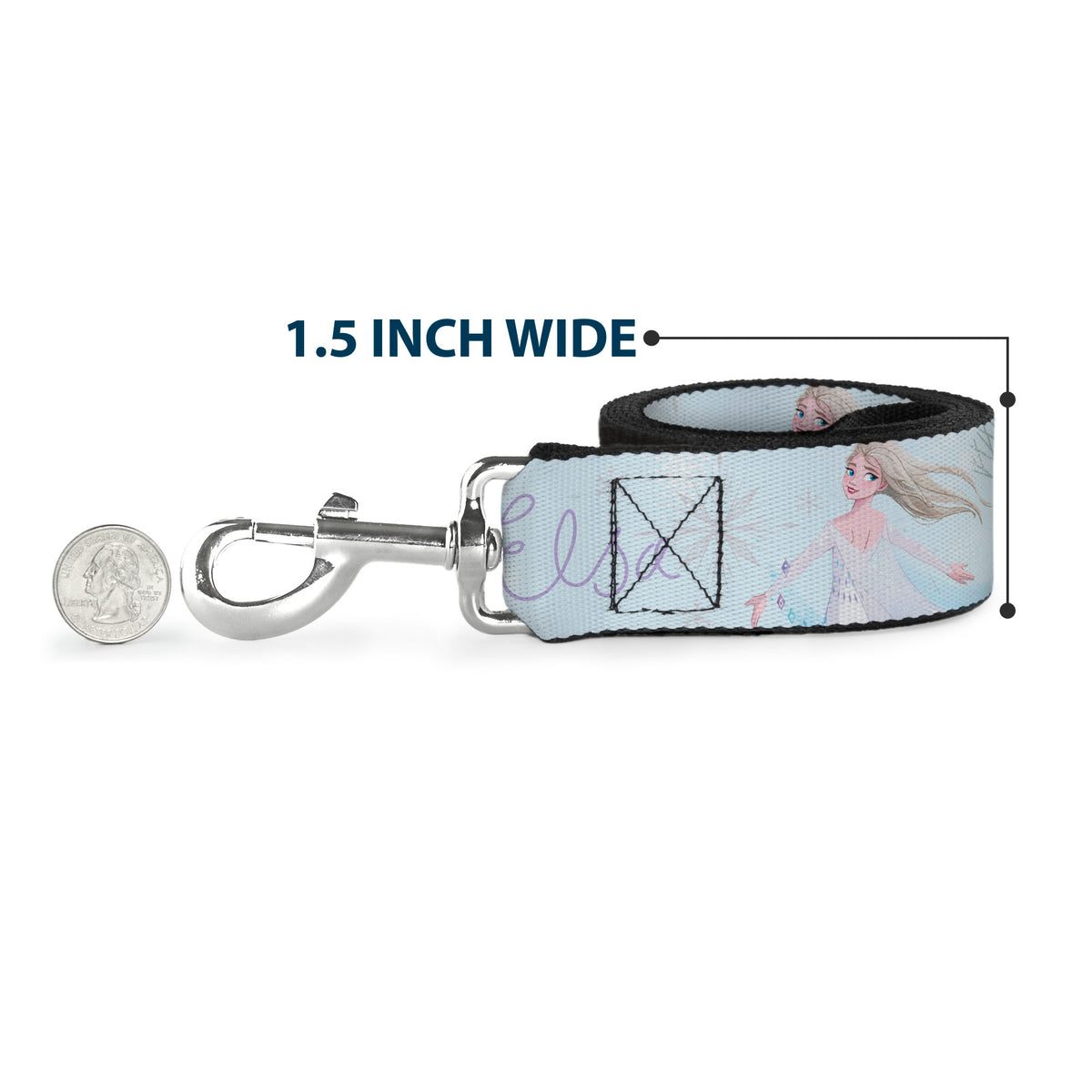 Dog Leash - Lilo & Stitch Stitch 4-Poses/Lilo Dress Leaves Red/Ivory Dog Leashes Disney