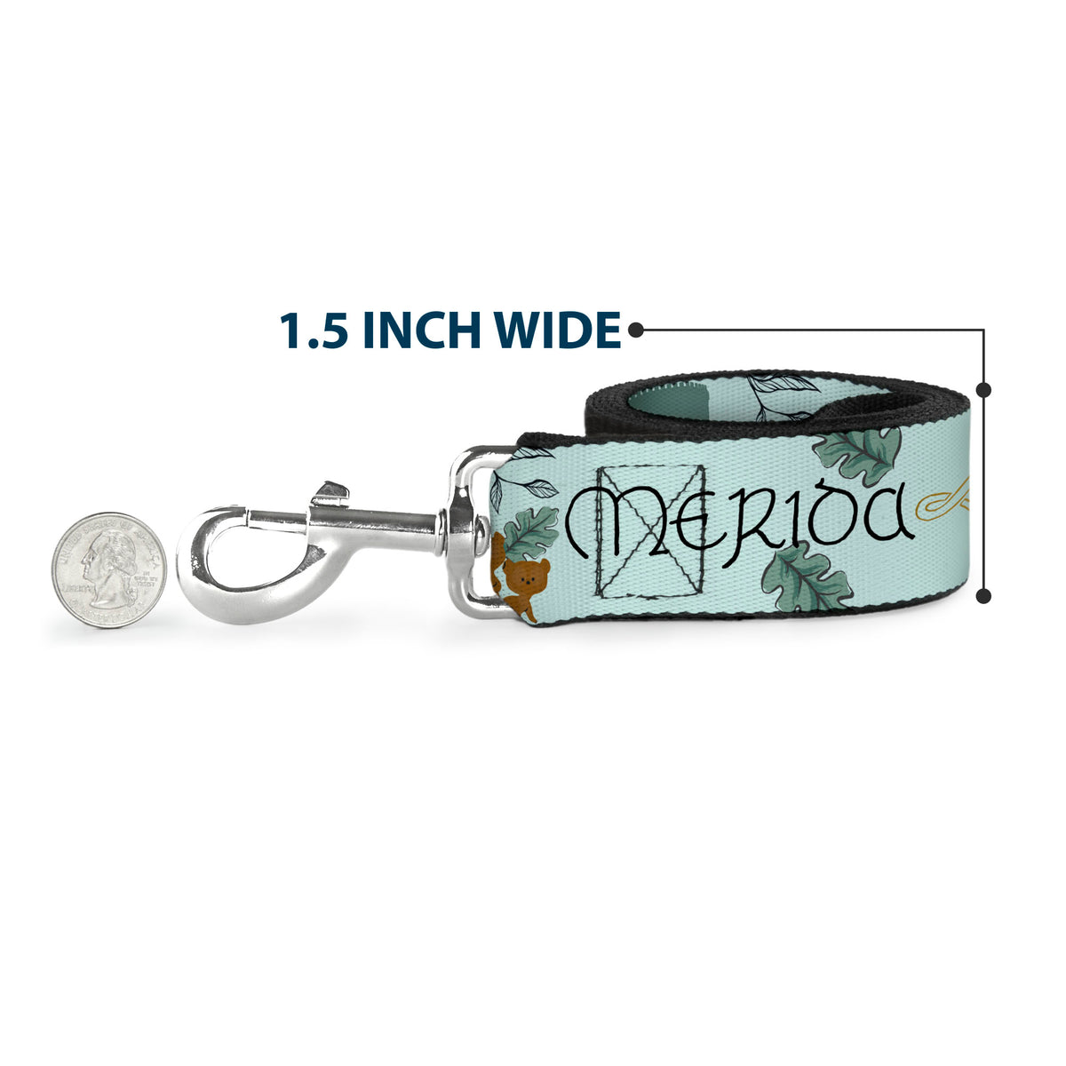 Dog Leash - Onward Barley/Unicorn/Guinevere Icons/Stars Black/Gray/Blues Dog Leashes Disney