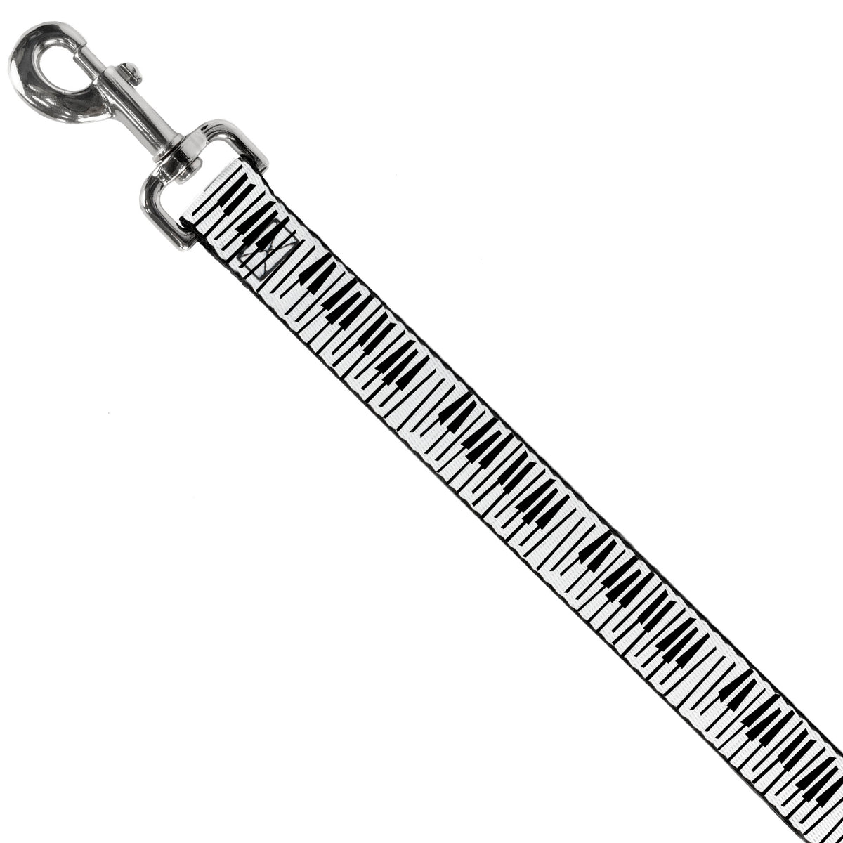 Dog Leash - Soul Piano Keys White/Black Dog Leashes Disney