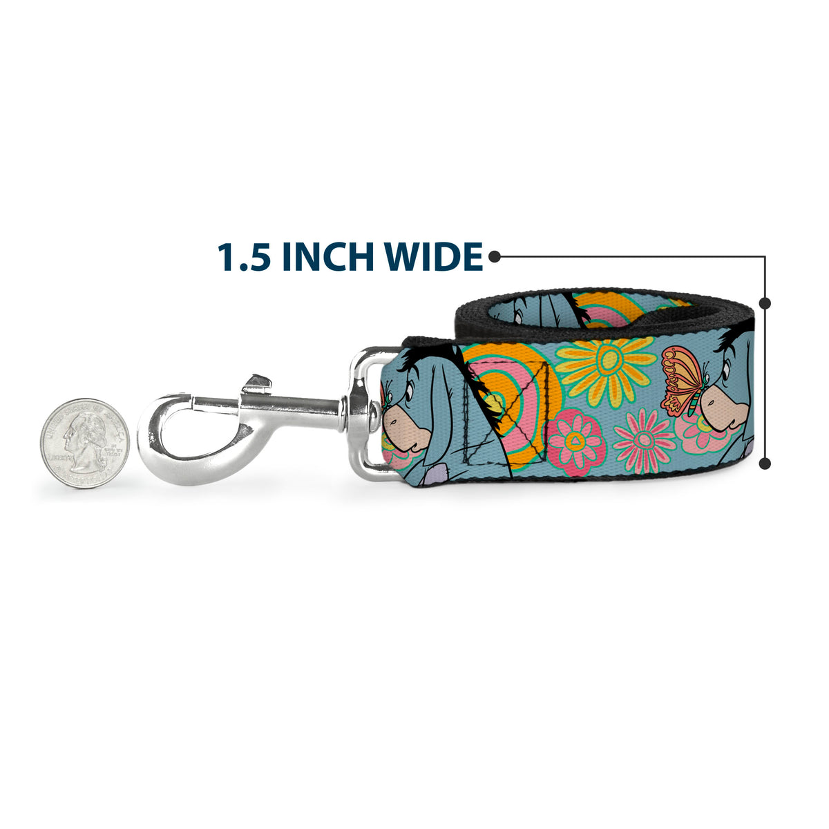 Dog Leash - High School Musical East High School EHS Wildcats Logo/Stripe White/Red Dog Leashes Disney