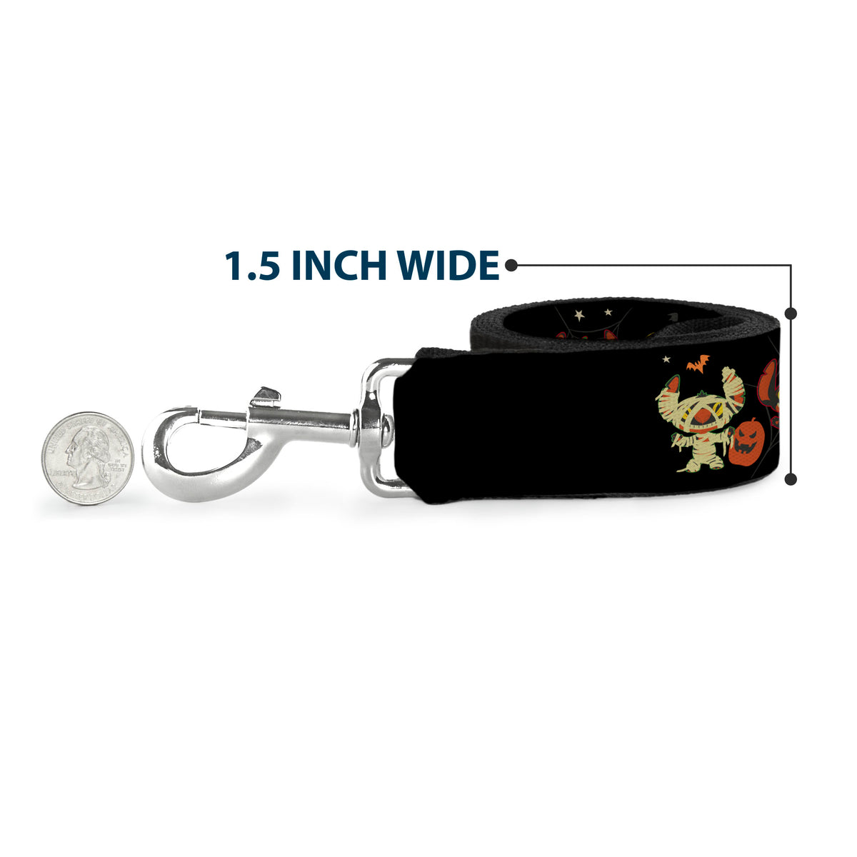 Dog Leash - Luca and Alberto Sea Monsters Underwater Silhouette Ombre/Black Dog Leashes Disney
