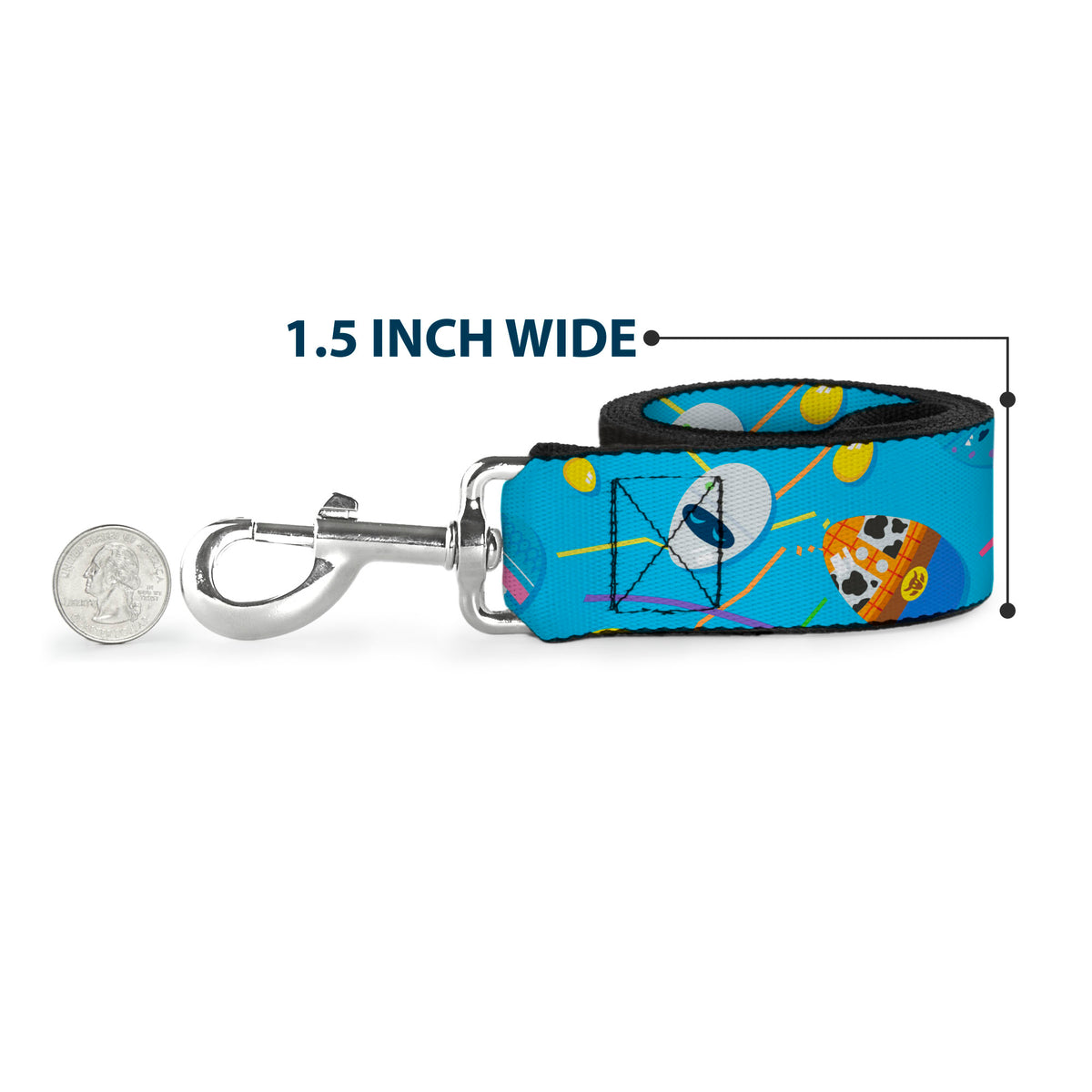 Dog Leash - CRUELLA DE VIL Safety Pin/Cruell World Pose Union Jack Punk Rock Blocks Dog Leashes Disney