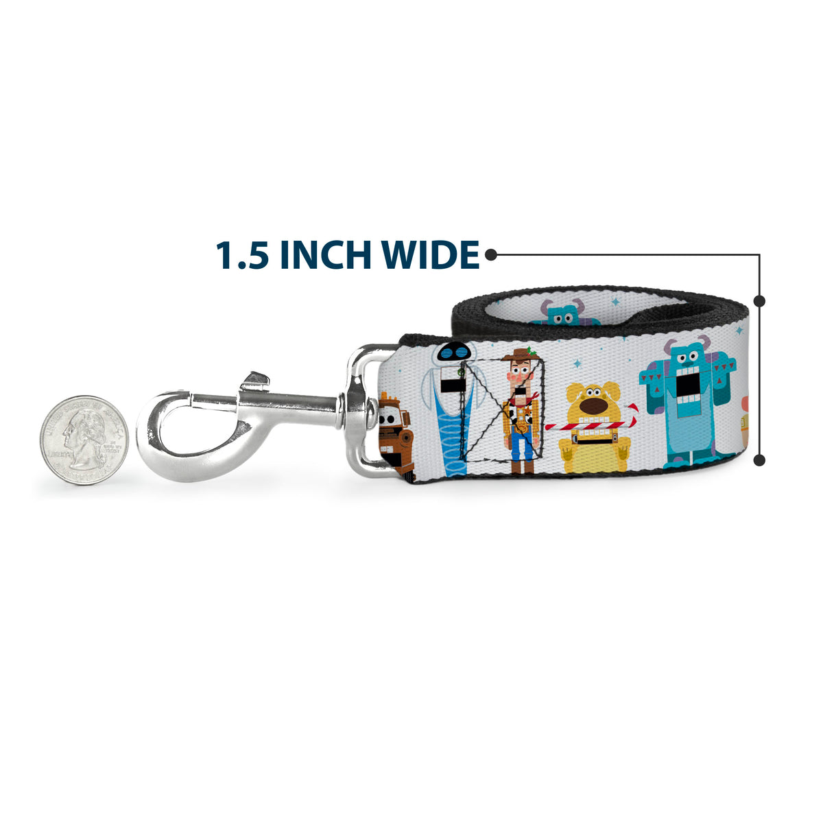 Dog Leash - Frozen Anna Castle Pose with Flowers and Script Grays/Pinks Dog Leashes Disney