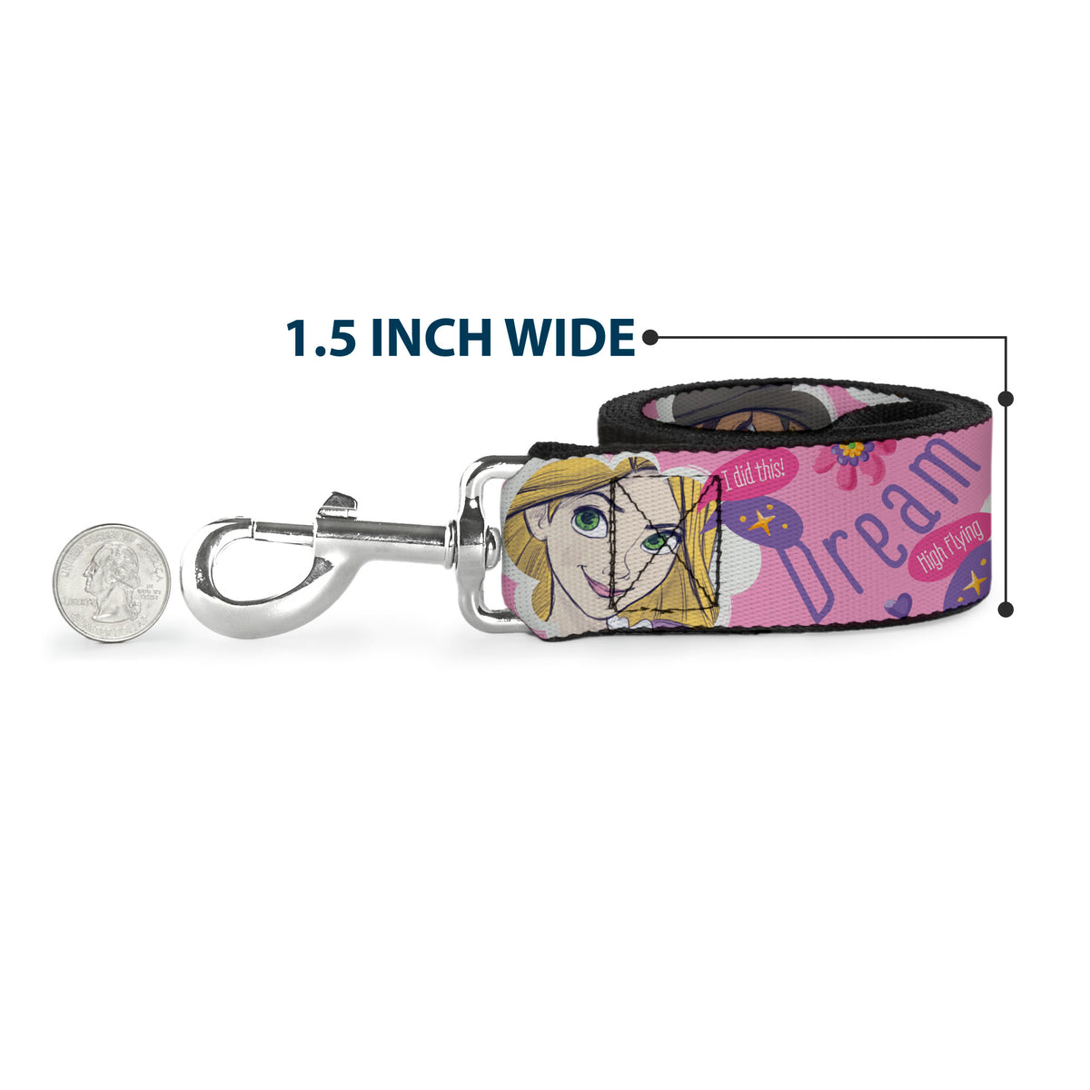 Dog Leash - The Proud Family PROUD SNACKS Logo Blocks Multi Color Dog Leashes Disney
