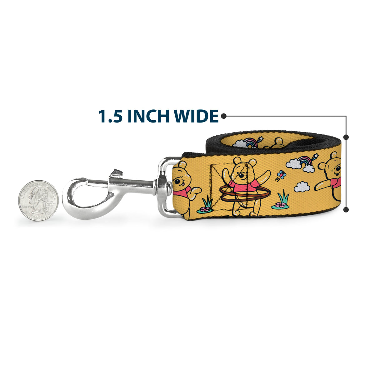 Dog Leash - Mickey Mouse Ears Icon Red/White Dog Leashes Disney