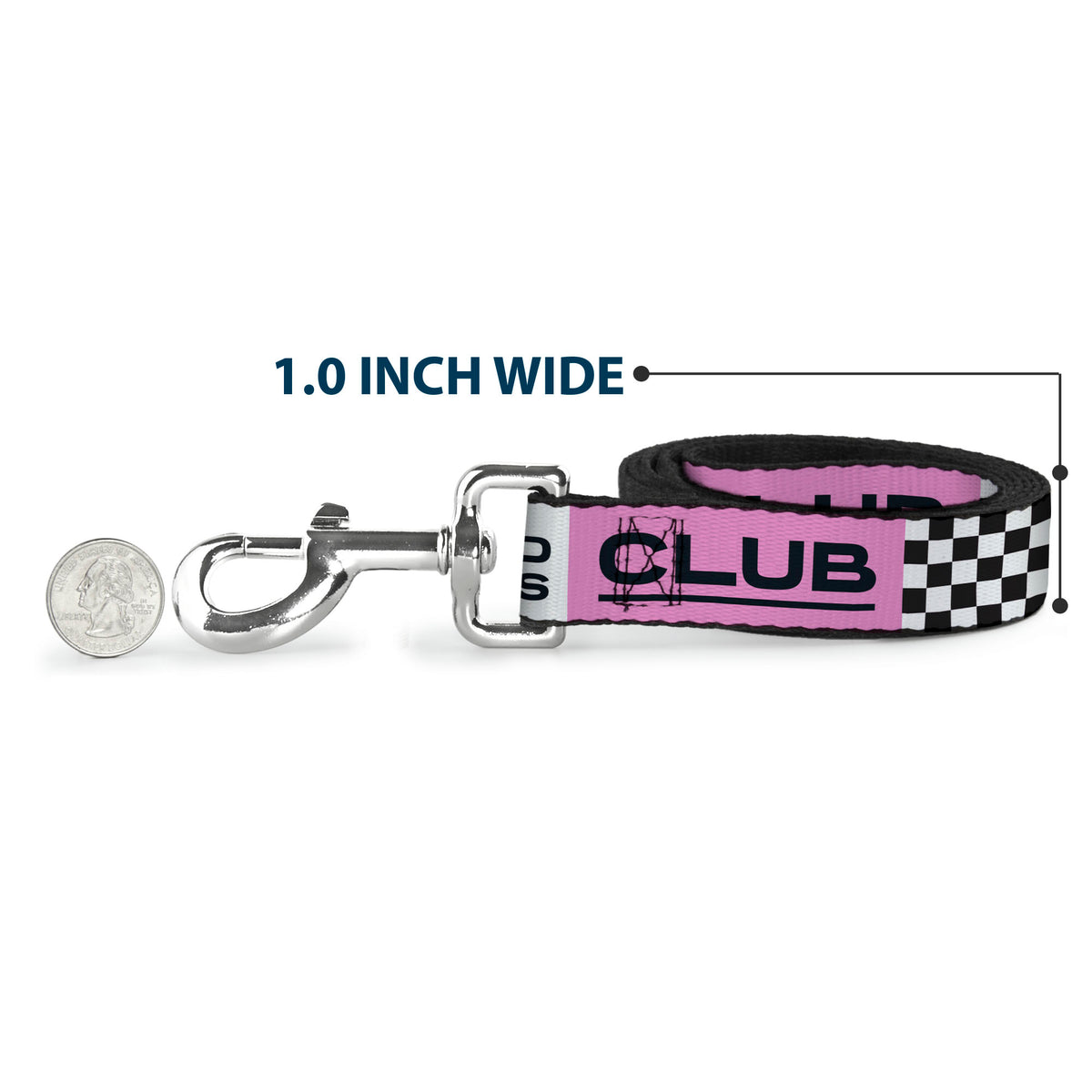 Dog Leash - Sensational Six GOOD VIBES CLUB Pose Blocks Multi Color Dog Leashes Disney