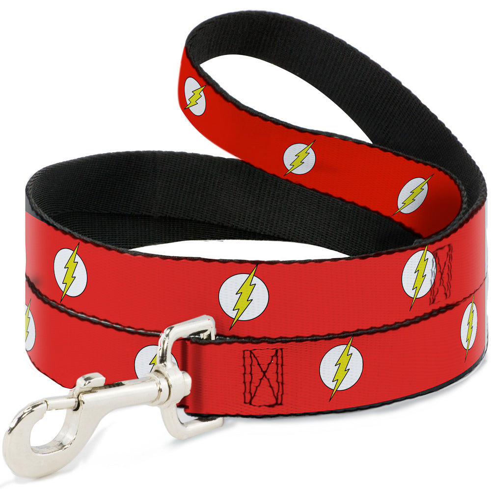 Dog Leash - Flash Logo Red/White/Yellow Dog Leashes DC Comics