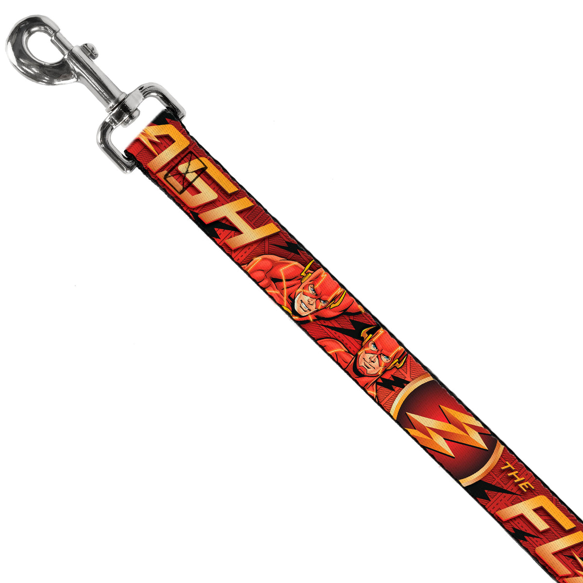 Dog Leash - THE FLASH/Logo3/Poses Black/Red/Gold Dog Leashes DC Comics