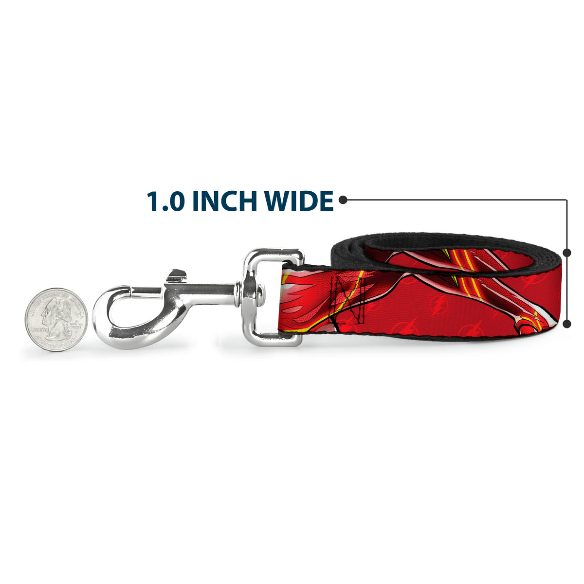 Dog Leash - The Flash 2023 2-Poses Close-Up Reds Dog Leashes DC Comics
