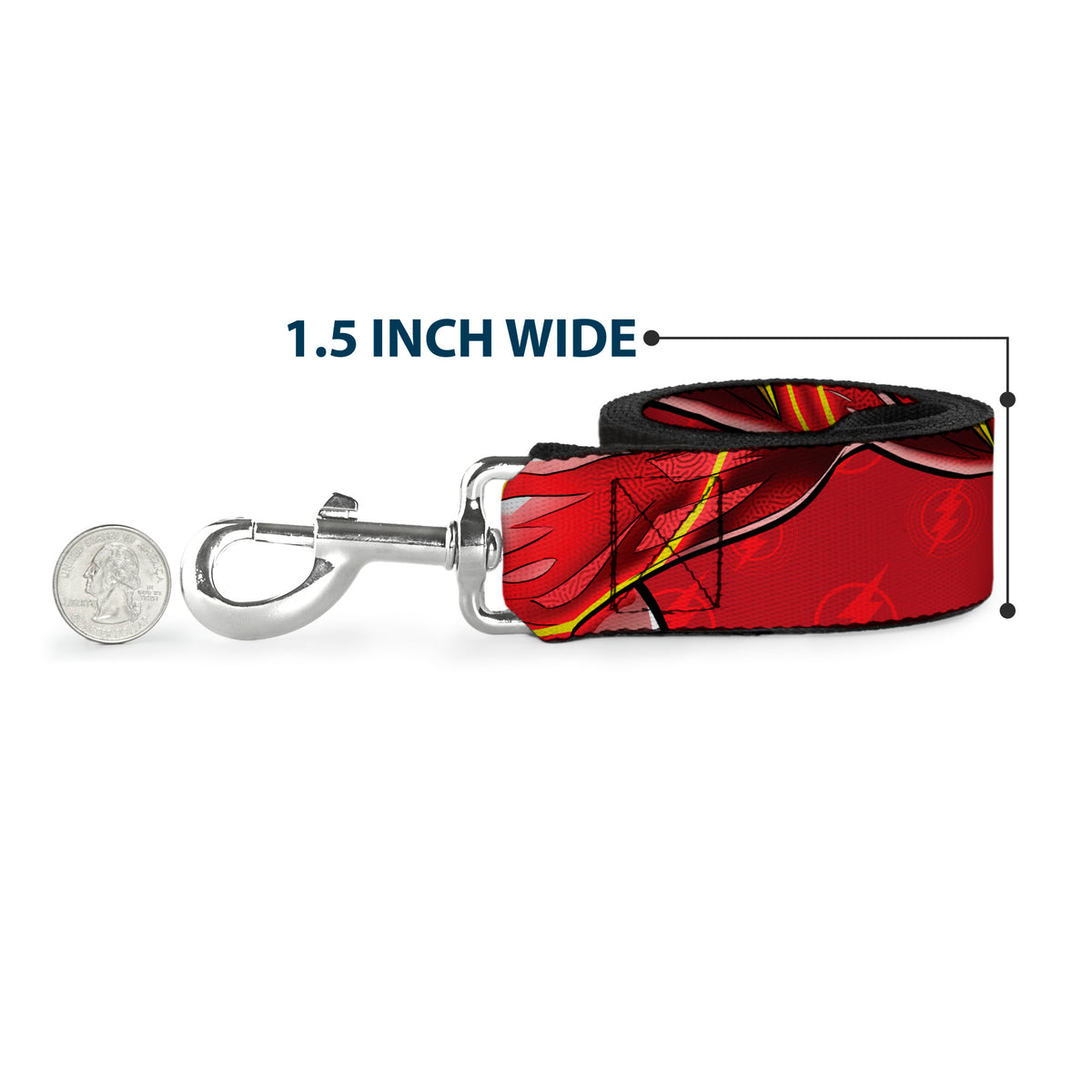 Dog Leash - The Flash 2023 2-Poses Close-Up Reds Dog Leashes DC Comics