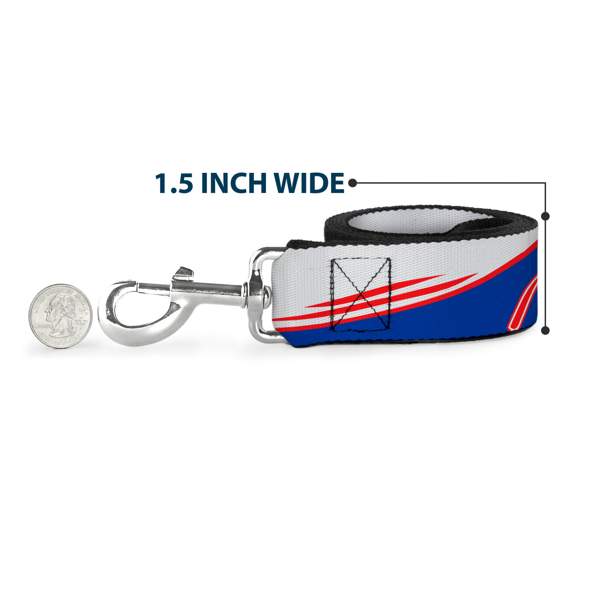 Dog Leash - Kyle Larson #5 Car Scheme White/Blue/Red Dog Leashes Hendrick Motorsports