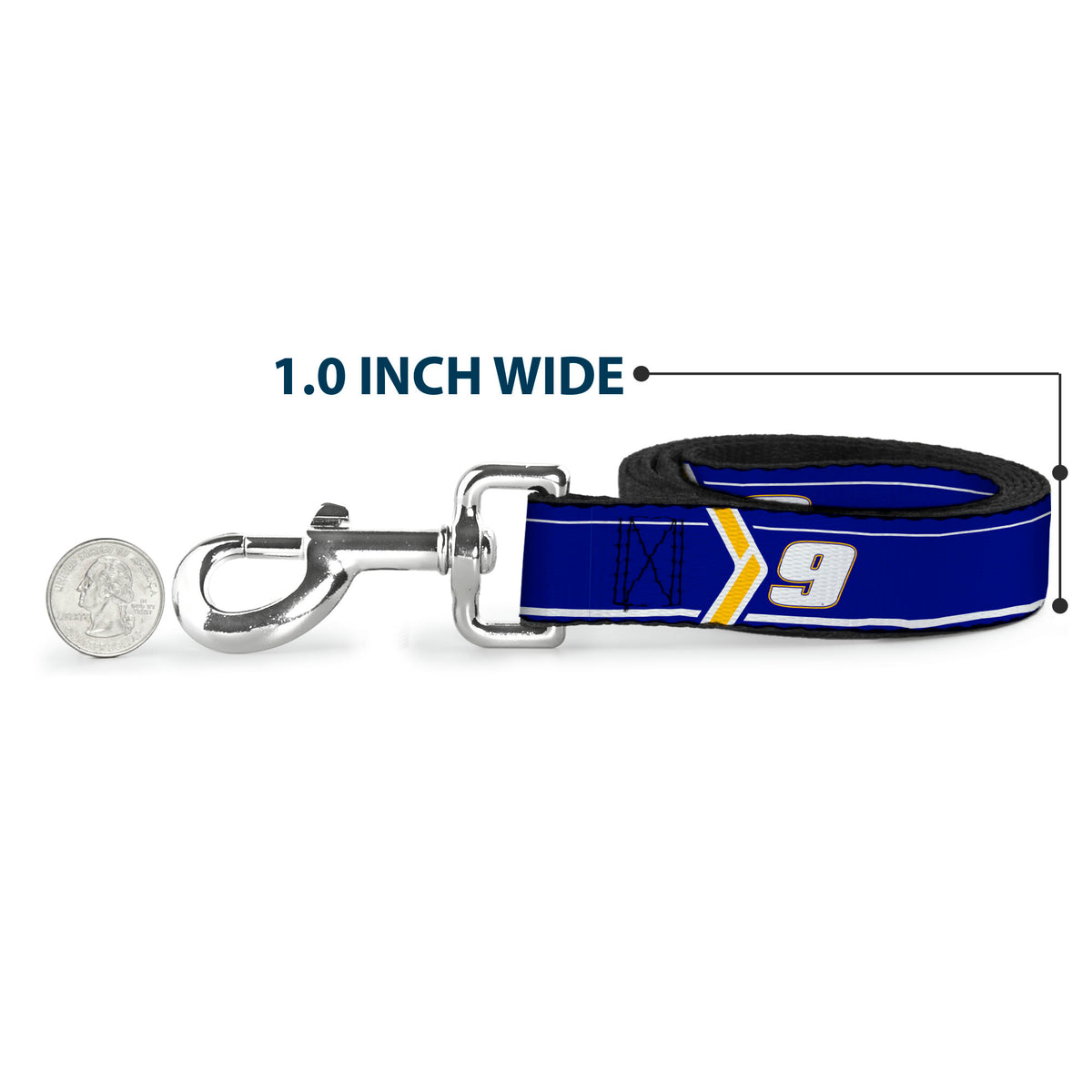 Dog Leash - Chase Elliott #9 Car Scheme Blue/Yellow/White Dog Leashes Hendrick Motorsports