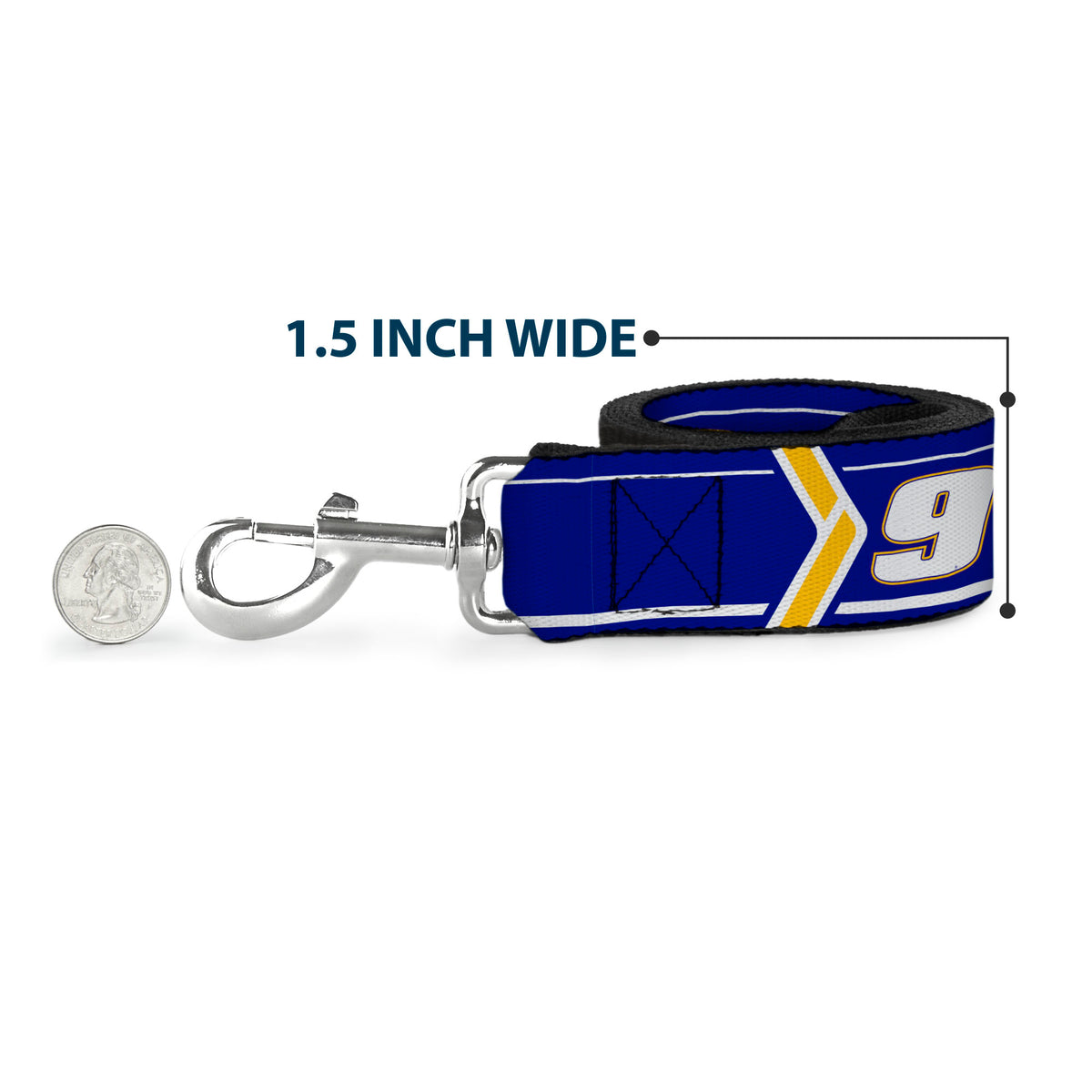 Dog Leash - Chase Elliott #9 Car Scheme Blue/Yellow/White Dog Leashes Hendrick Motorsports