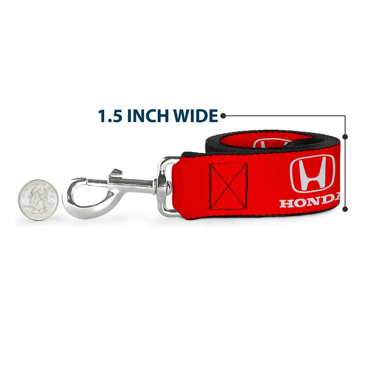 Dog Leash - Honda Logo Red/White Dog Leashes Honda