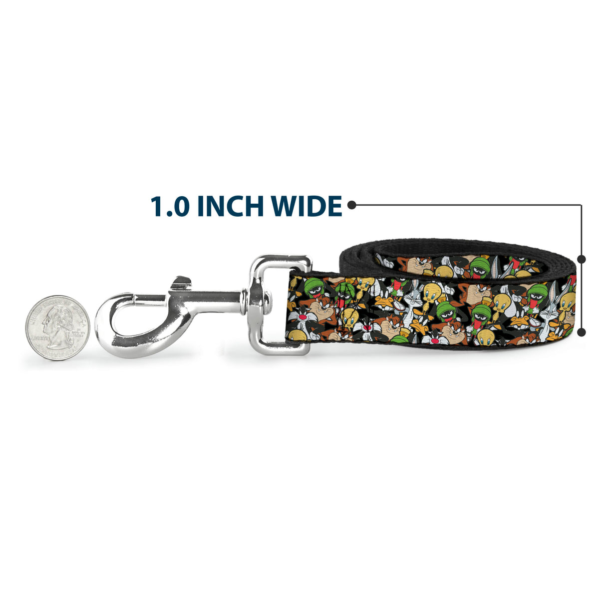 Dog Leash - Looney Tunes 6-Character Stacked Collage4 Dog Leashes Looney Tunes