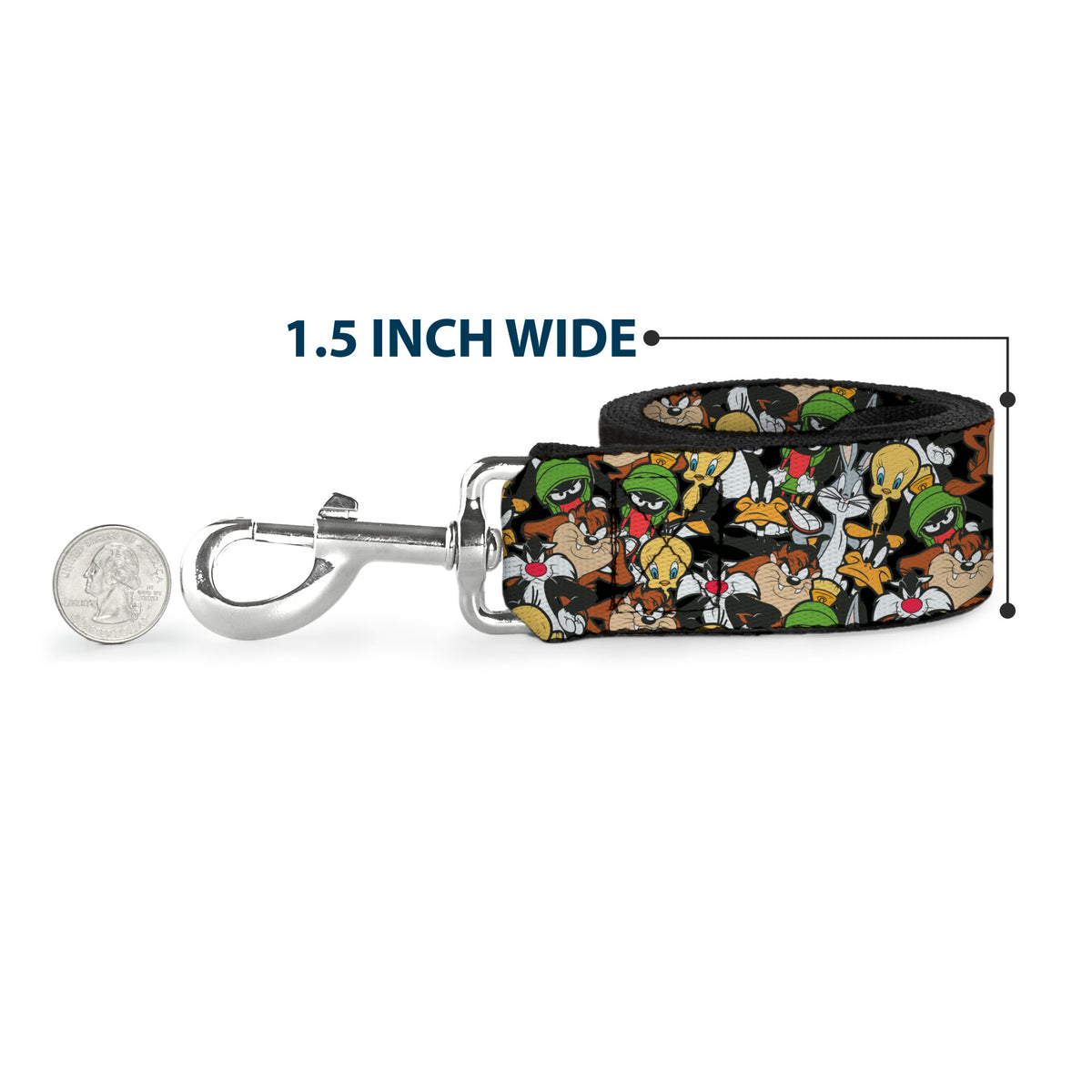 Dog Leash - Looney Tunes 6-Character Stacked Collage4 Dog Leashes Looney Tunes
