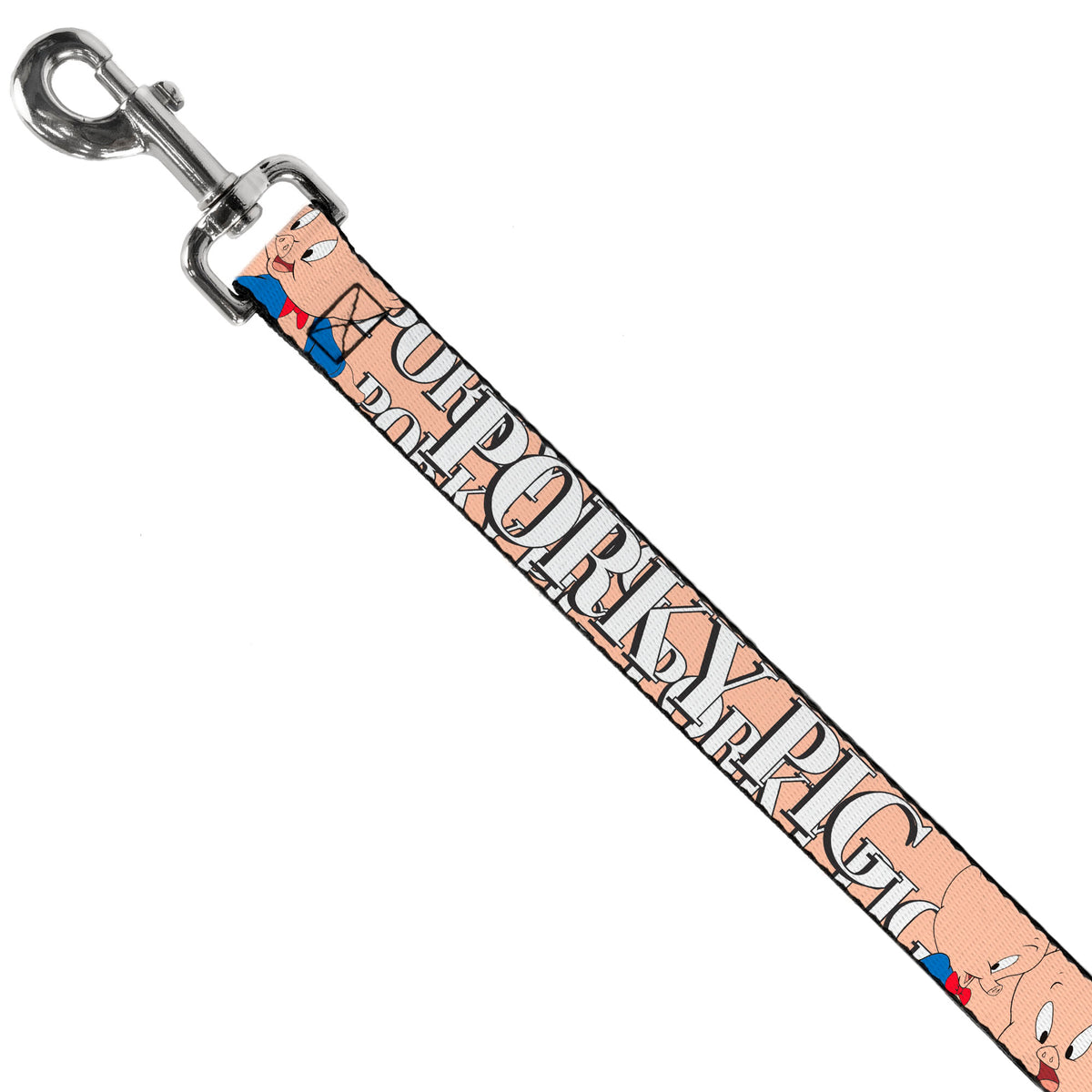 Dog Leash - PORKY PIG w/Poses Pink Dog Leashes Looney Tunes