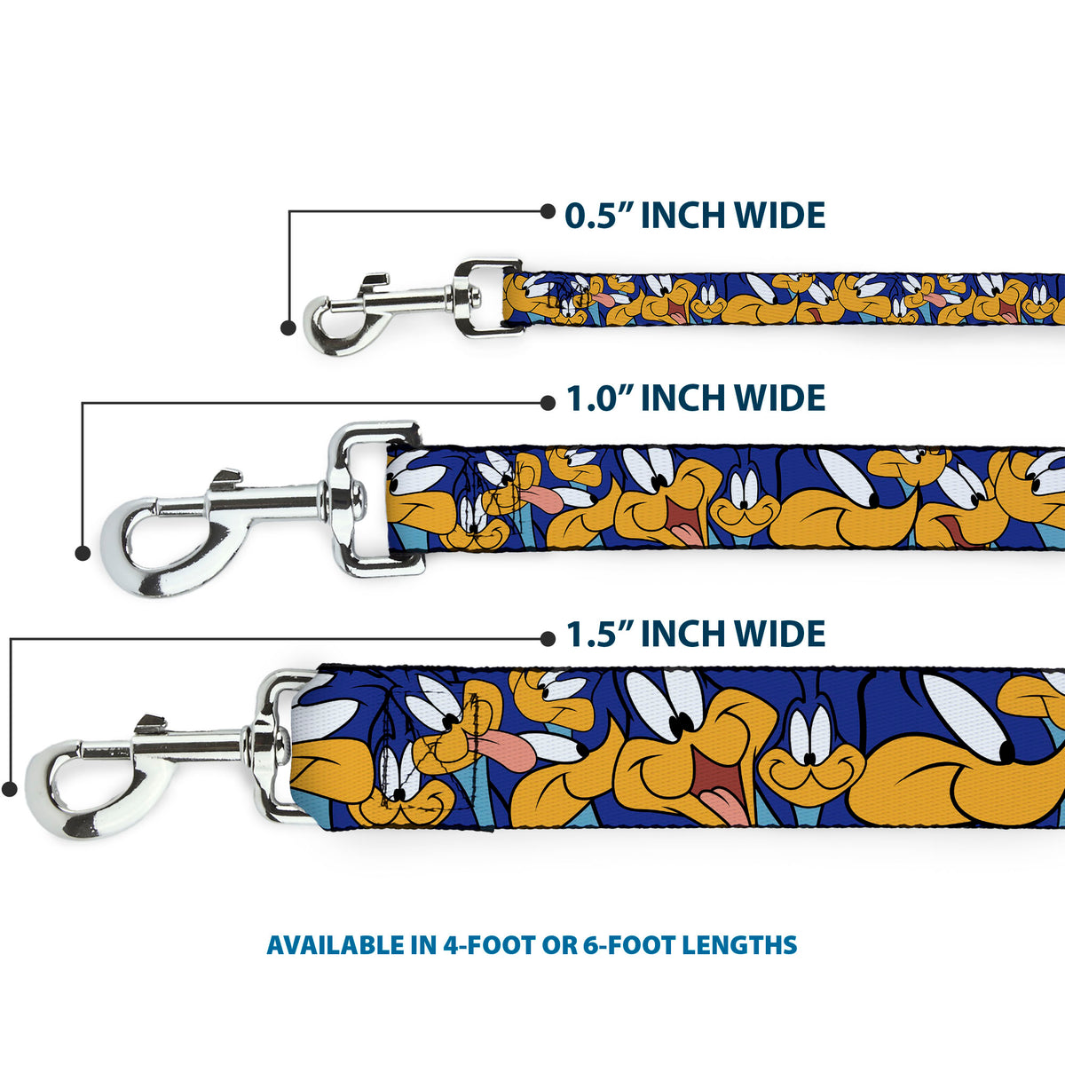 Dog Leash - Road Runner Expressions Stacked Dog Leashes Looney Tunes
