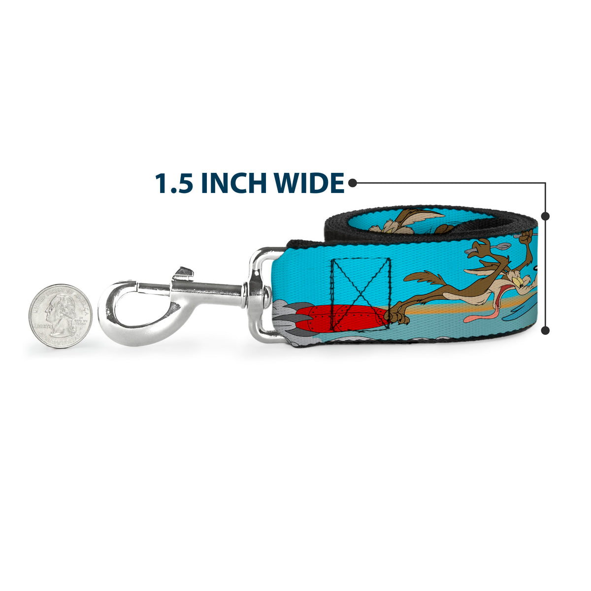 Dog Leash - Road Runner/Wile E. Coyote Scene2 Desert Dog Leashes Looney Tunes