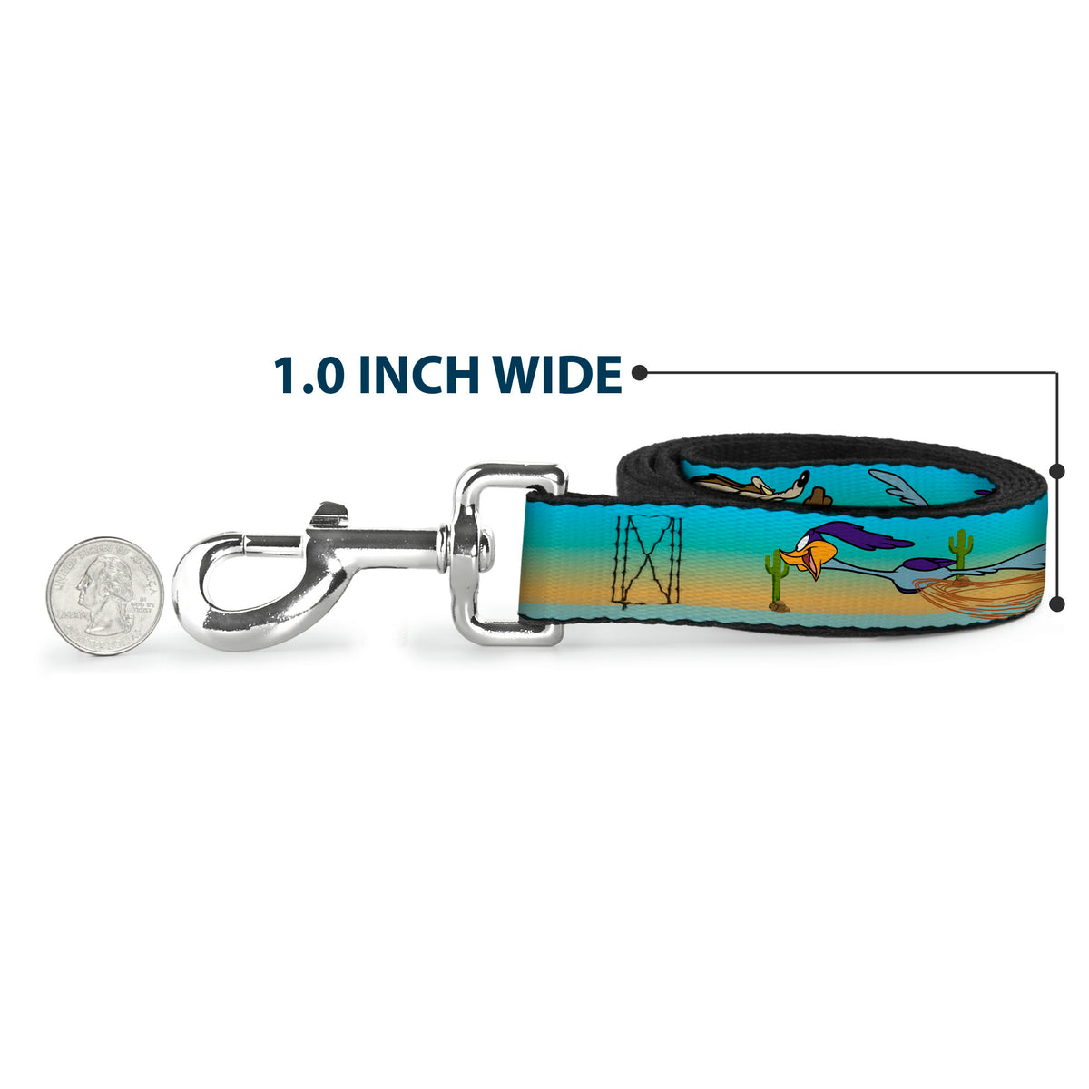 Dog Leash - Road Runner/Wile E. Coyote Scene1 Desert Dog Leashes Looney Tunes