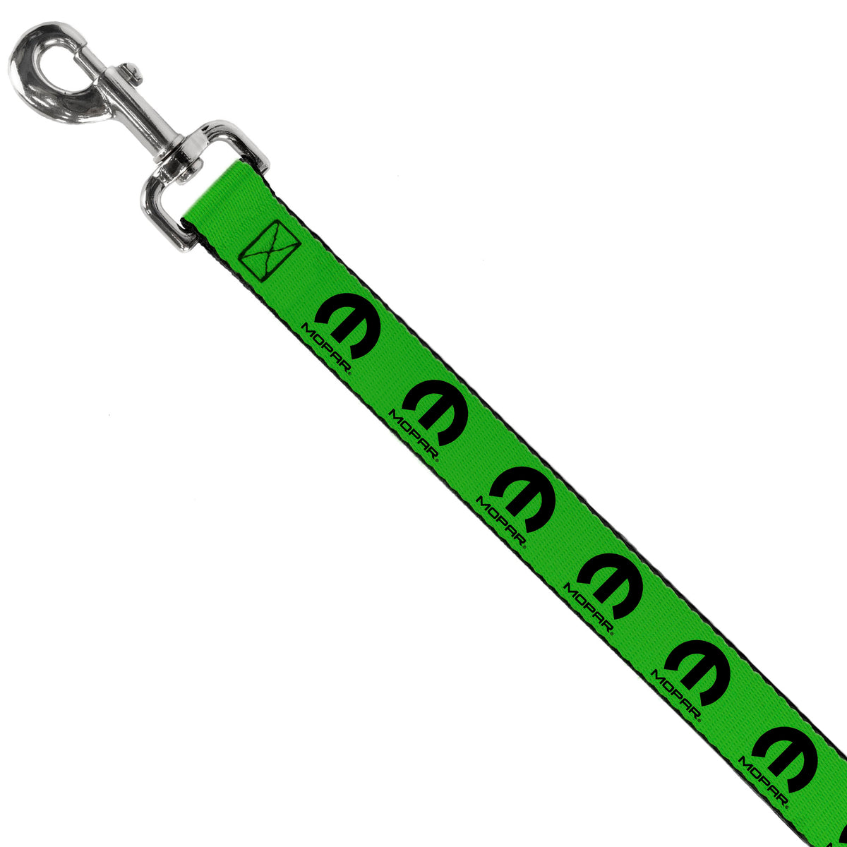 Dog Leash - MOPAR Logo Repeat Green/Black Dog Leashes Mopar