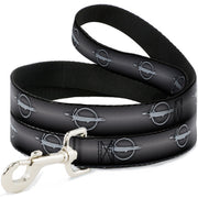 Dog Leash - Barracuda Emblem Repeat Gray Fade/Silver Dog Leashes Dodge