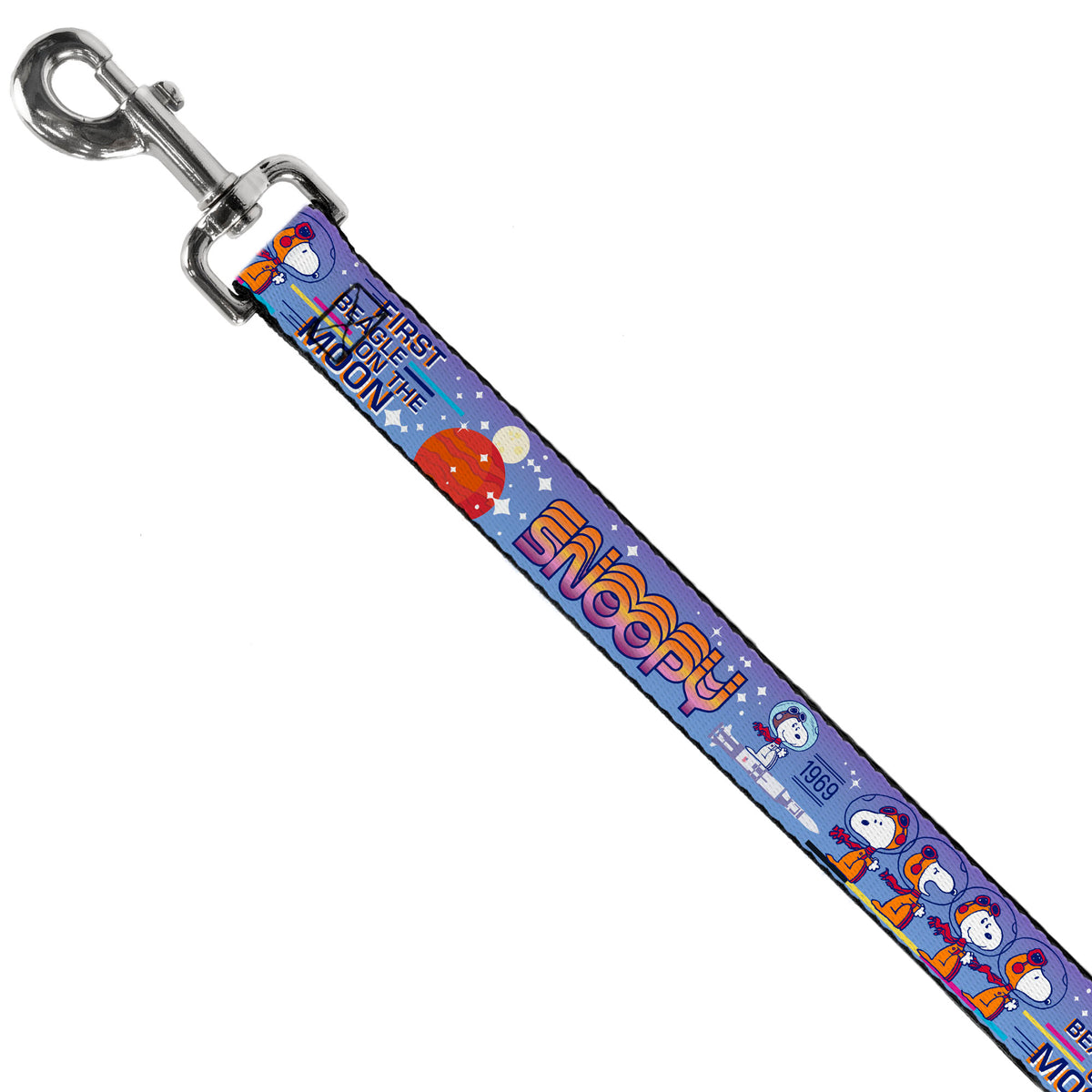 Astronaut Snoopy Launch Dog Leash – Peanuts Pet Gear White/Multicolor Dog Leashes Peanuts
